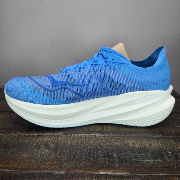 NEW Hoka One One Mach X 2 Mens Size 13 D Running Shoes 1155119 SYWR Blue White - Picture 6 of 12